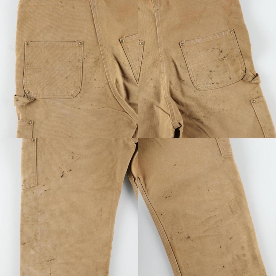 k 様IO103 メキシコ製古着カーハートダブルニーダックオーバーオール Carhartt（カーハート） 古着 ダブルニー ダック オーバーオール