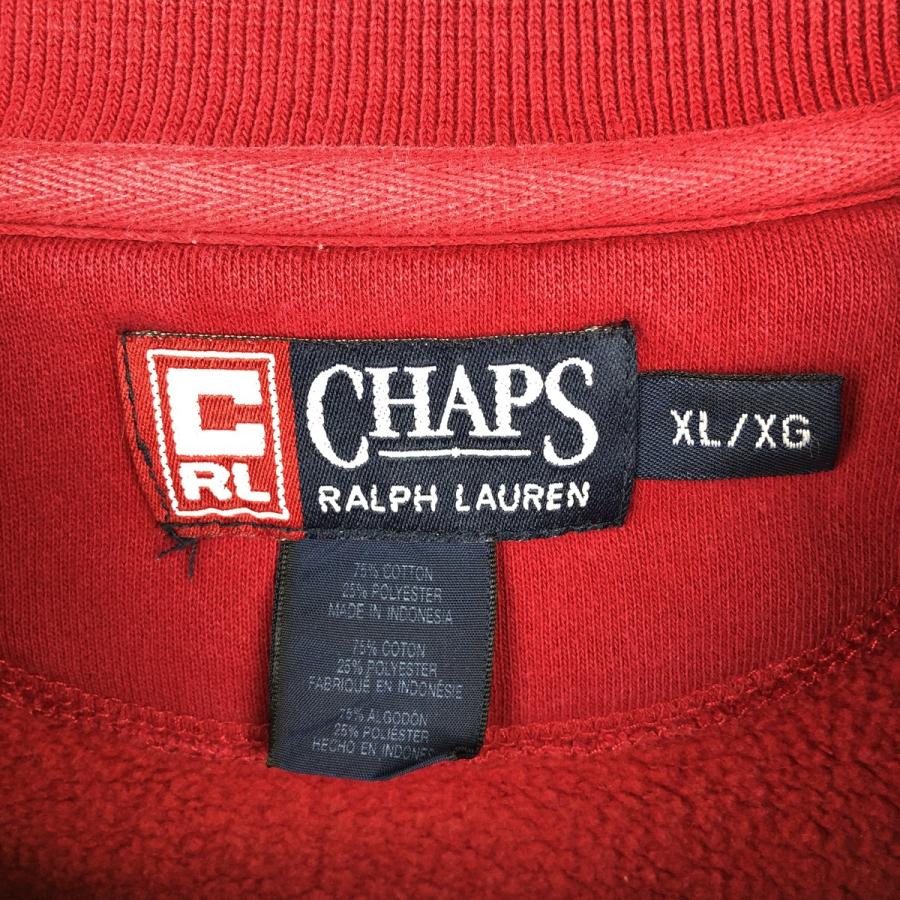 古着 ラルフローレン Ralph Lauren CHAPS チャップス 星条旗柄 ロゴ