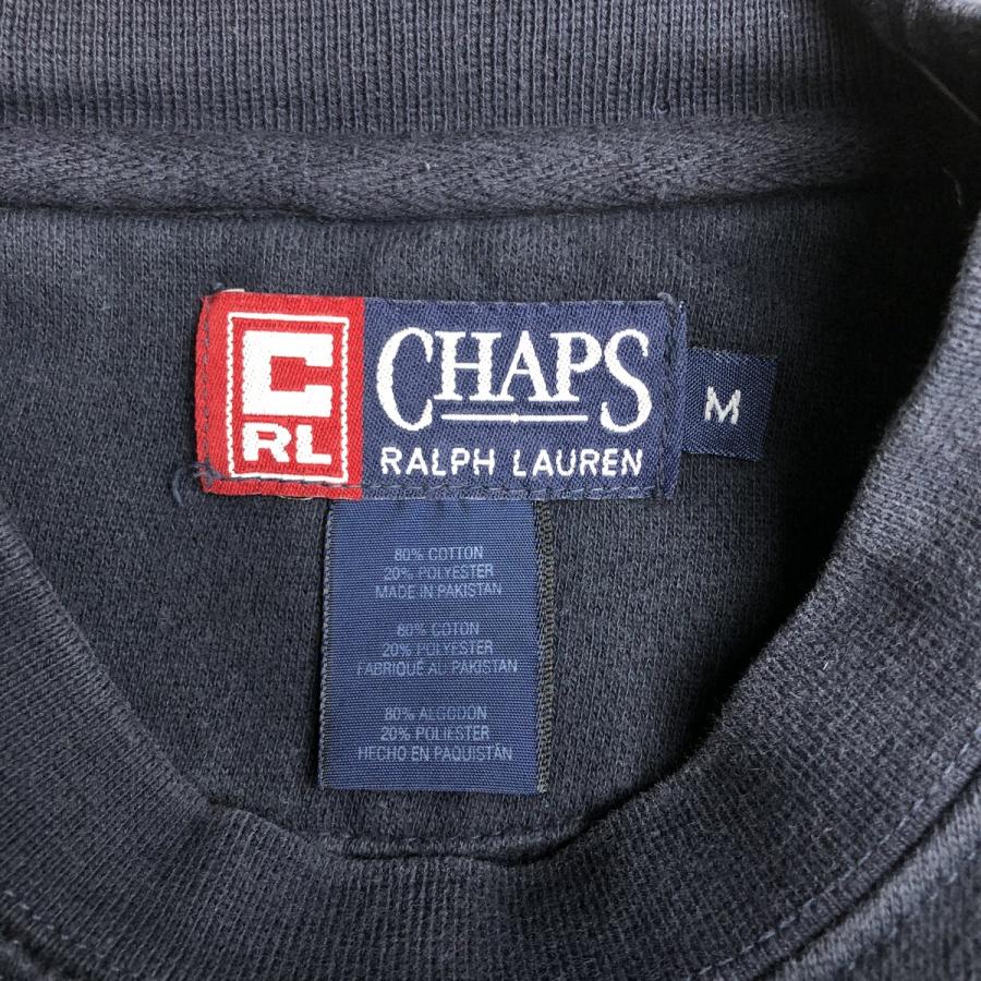 古着 ラルフローレン Ralph Lauren CHAPS チャップス ロゴスウェット