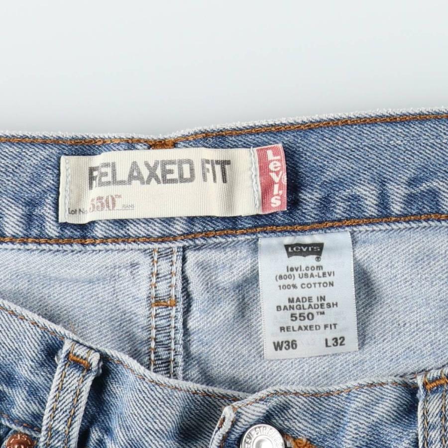 古着 00年代 リーバイス Levi's 550 RELAXED FIT テーパードデニムパンツ メンズw34相当/eaa633848 Levi's（リーバイス） 古着 00年代 Levi's 550 RELAXED FIT テーパード