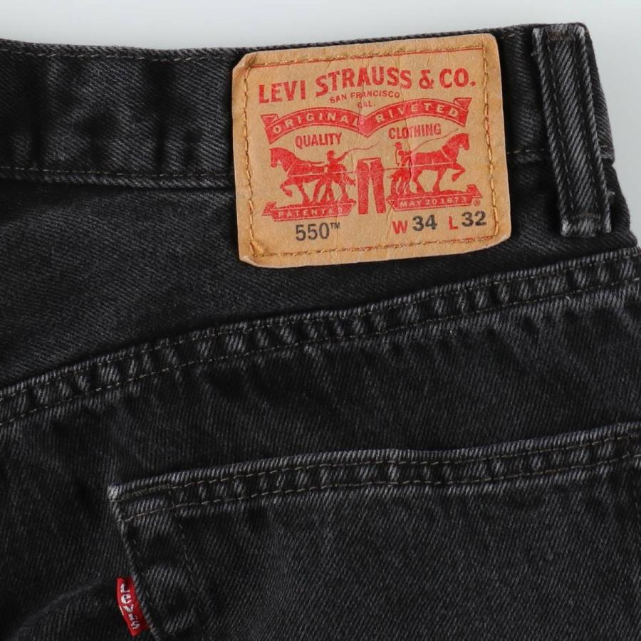 Levi's（リーバイス） 古着 Levi's 550 ブラックデニム テーパード
