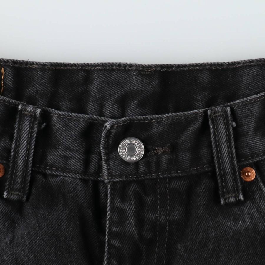 Levi's（リーバイス） 古着 Levi's 550 ブラックデニム テーパード