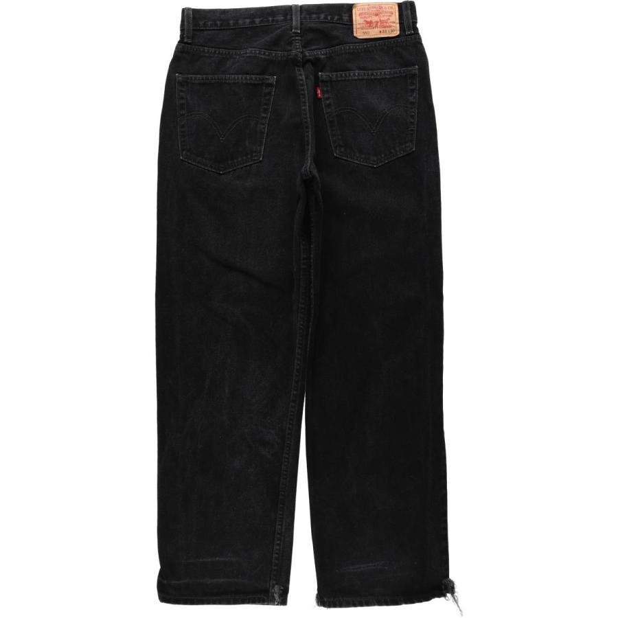 古着 00年代 リーバイス Levi's 550 RELAXED FIT ブラックデニム テーパードデニムパンツ メンズw33相当/eaa633891 Levi's（リーバイス） 古着 00年代 Levi's 550 RELAXED FIT ブラック