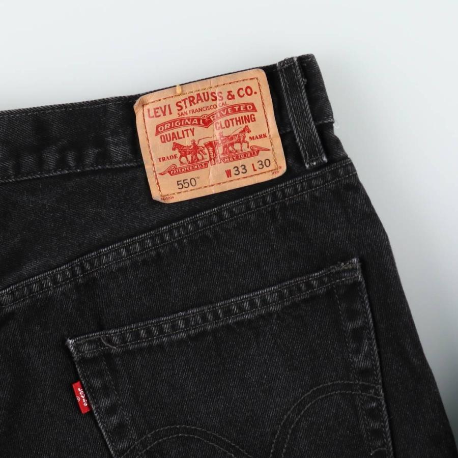 Levi's（リーバイス） 古着 00年代 Levi's 550 RELAXED FIT ブラック