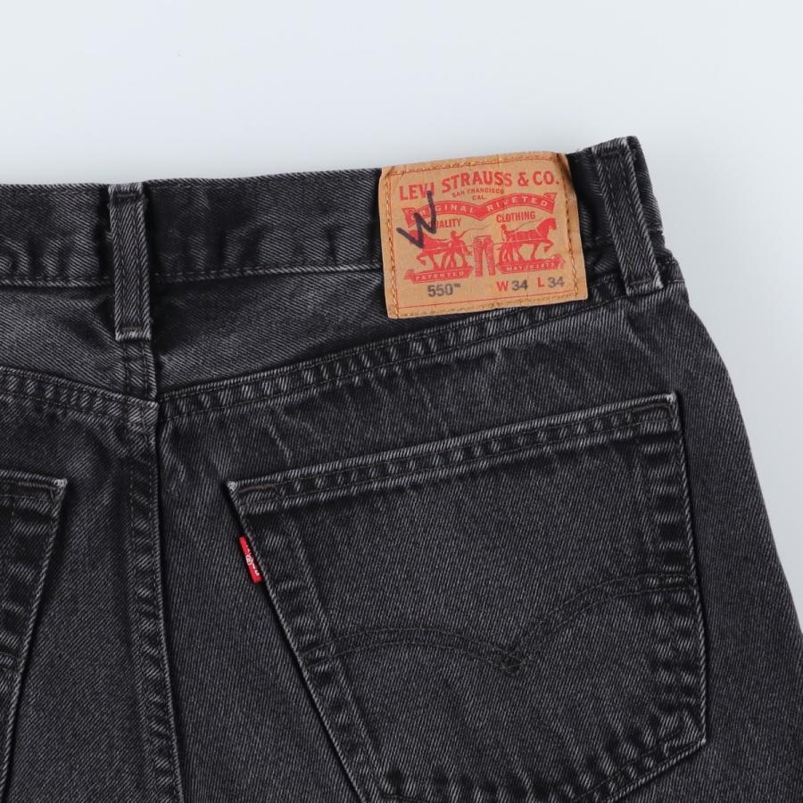 Levi's（リーバイス） 古着 Levi's 550 ブラックデニム テーパード