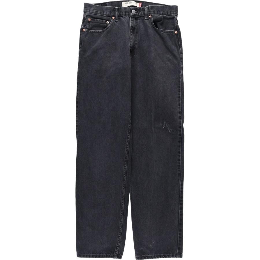 古着 リーバイス Levi's 550 RELAXED FIT ブラックデニム テーパードデニムパンツ メンズw33相当 ヴィンテージ/eaa633896 Levi's（リーバイス） 古着 Levi's 550 RELAXED FIT ブラックデニム