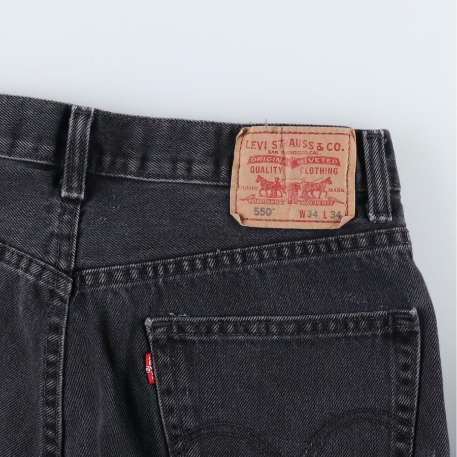 Levi's（リーバイス） 古着 Levi's 550 RELAXED FIT ブラックデニム
