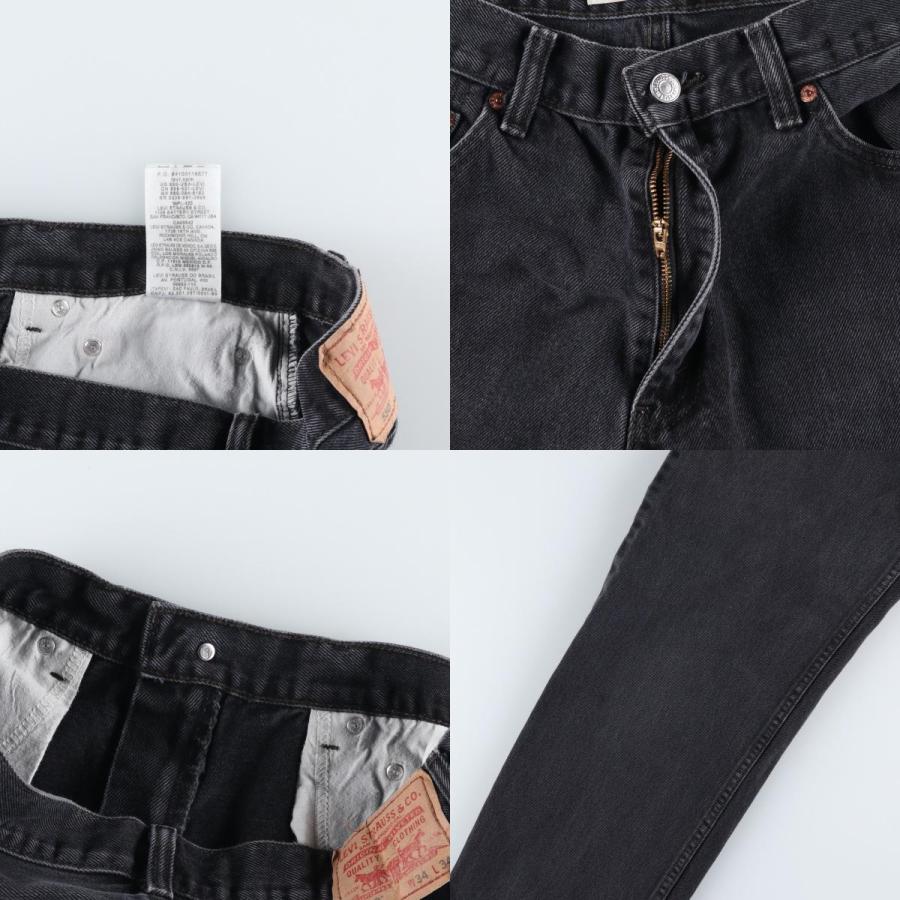 Levi's（リーバイス） 古着 Levi's 550 RELAXED FIT ブラックデニム