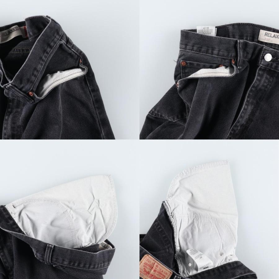 Levi's（リーバイス） 古着 Levi's 550 RELAXED FIT ブラックデニム