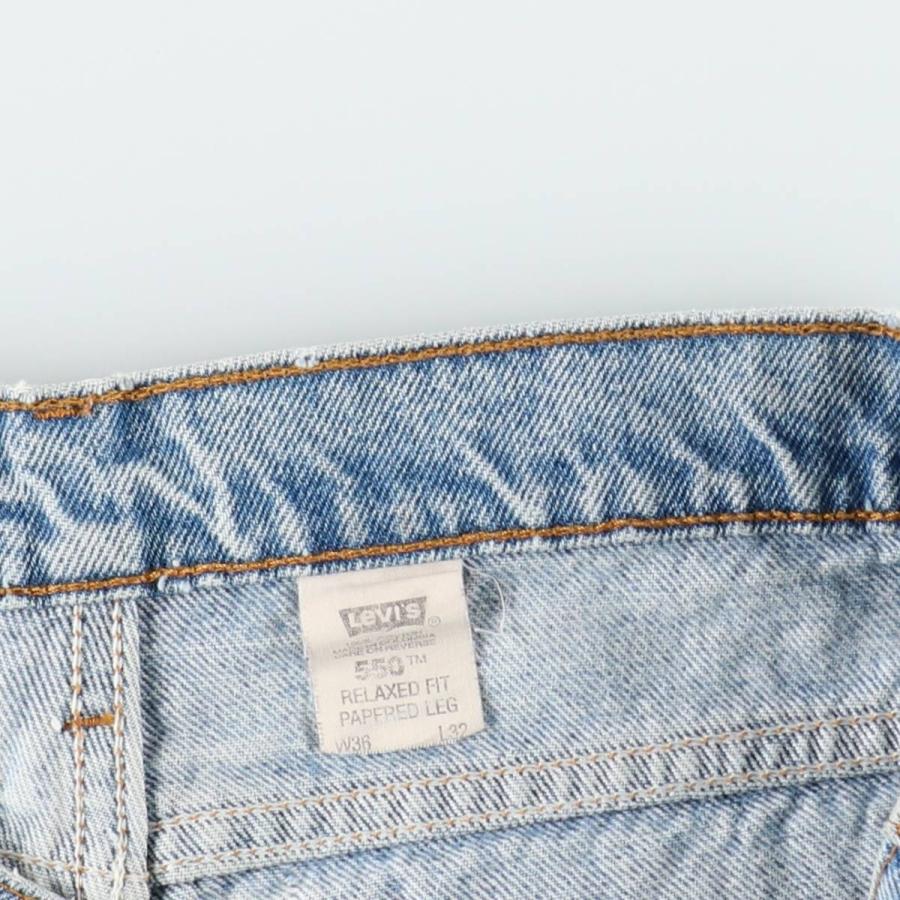 古着 90~00年代 リーバイス Levi's 550-4891 RELAXED FIT PAPFRED LEG オレンジタブ テーパードデニムパンツ メンズw36相当 ヴィンテージ/eaa633911 Levi's（リーバイス） 古着 90~00年代 Levi's 550-4891 RELAXED FIT