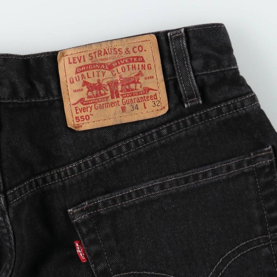 Levi's（リーバイス） 古着 00年代 Levi's 550 RELAXED FIT ブラック