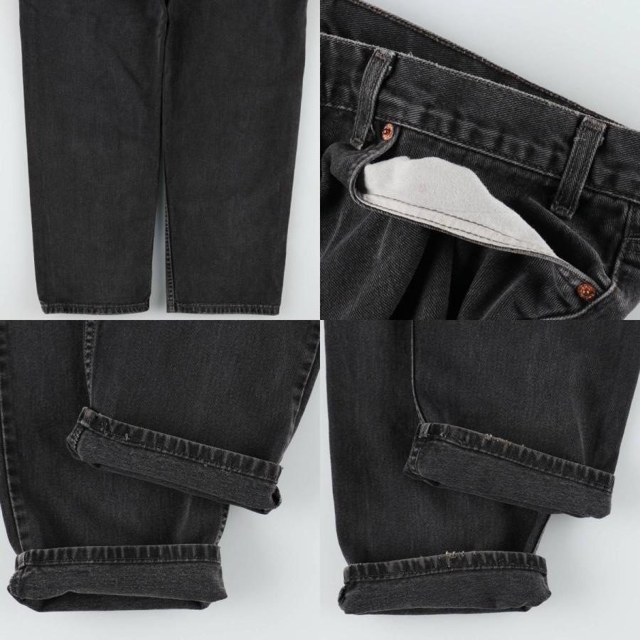Levi's（リーバイス） 古着 Levi's 550 ブラックデニム テーパード