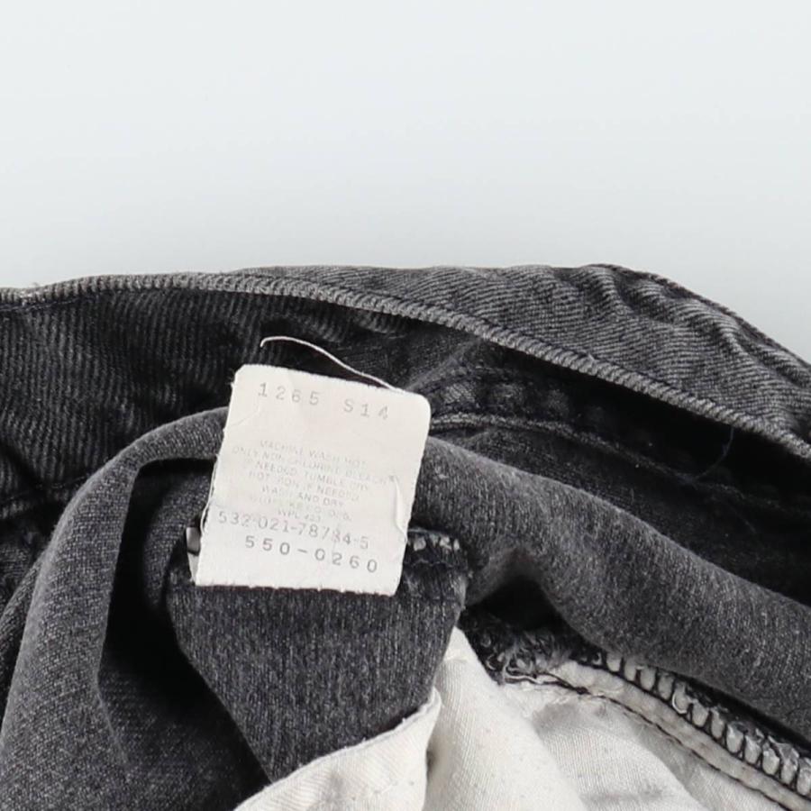 Levi's（リーバイス） 古着 90年代 Levi's 550-0260 ブラックデニム