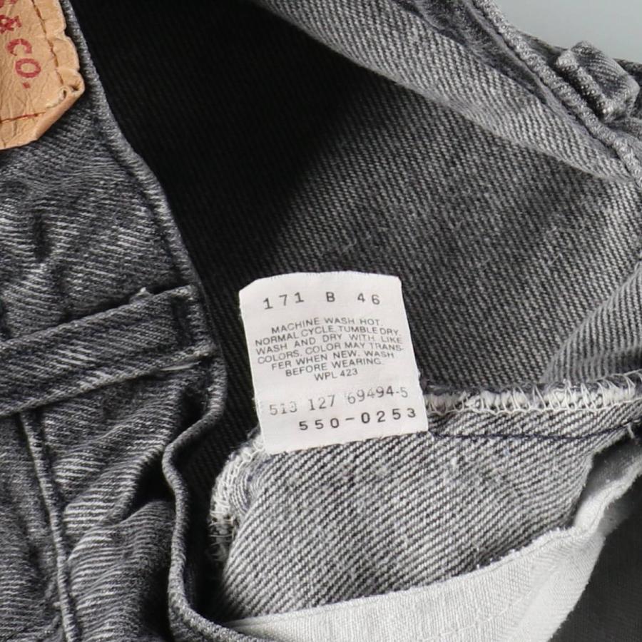 Levi's（リーバイス） 古着 90年代 Levi's 550-0253 ブラックデニム