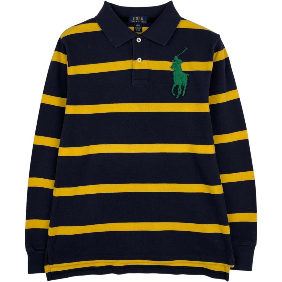古着 ラルフローレン Ralph Lauren POLO RALPH LAUREN ビッグポニー 長袖 ボーダー ポロシャツ レディースS相当/eaa633957 古着 ラルフローレン Ralph Lauren POLO RALPH LAUREN ビッグポニー