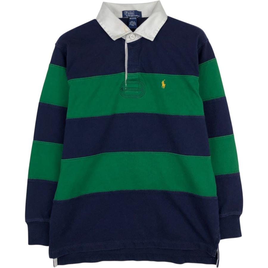 古着 ラルフローレン Ralph Lauren POLO by Ralph Lauren ボーダー柄 長袖 ラガーシャツ レディースS相当/eaa633965 古着 ラルフローレン Ralph Lauren POLO by ボーダー柄 長袖 ラガー