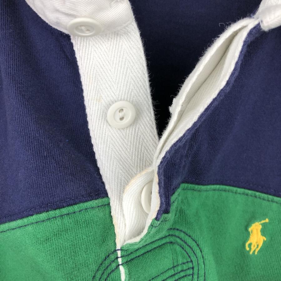 古着 ラルフローレン Ralph Lauren POLO by ボーダー柄 長袖 ラガー