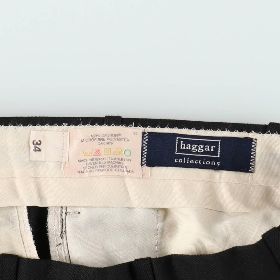 古着 ハガー HAGGAR collections ツータック スラックスパンツ カナダ