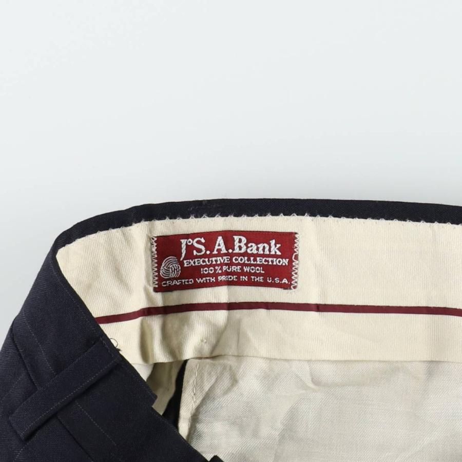 古着 80~90年代 ジョスエーバンク JOS.A.BANK ストライプ柄 ウールパンツ スラックス USA製 メンズw33相当 ヴィンテージ /eaa634049の画像