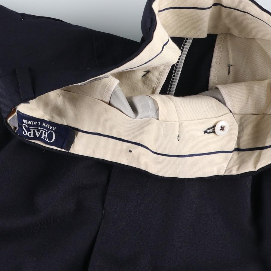 古着 90年代~ ラルフローレン CHAPS チャップス ツータック スラックス