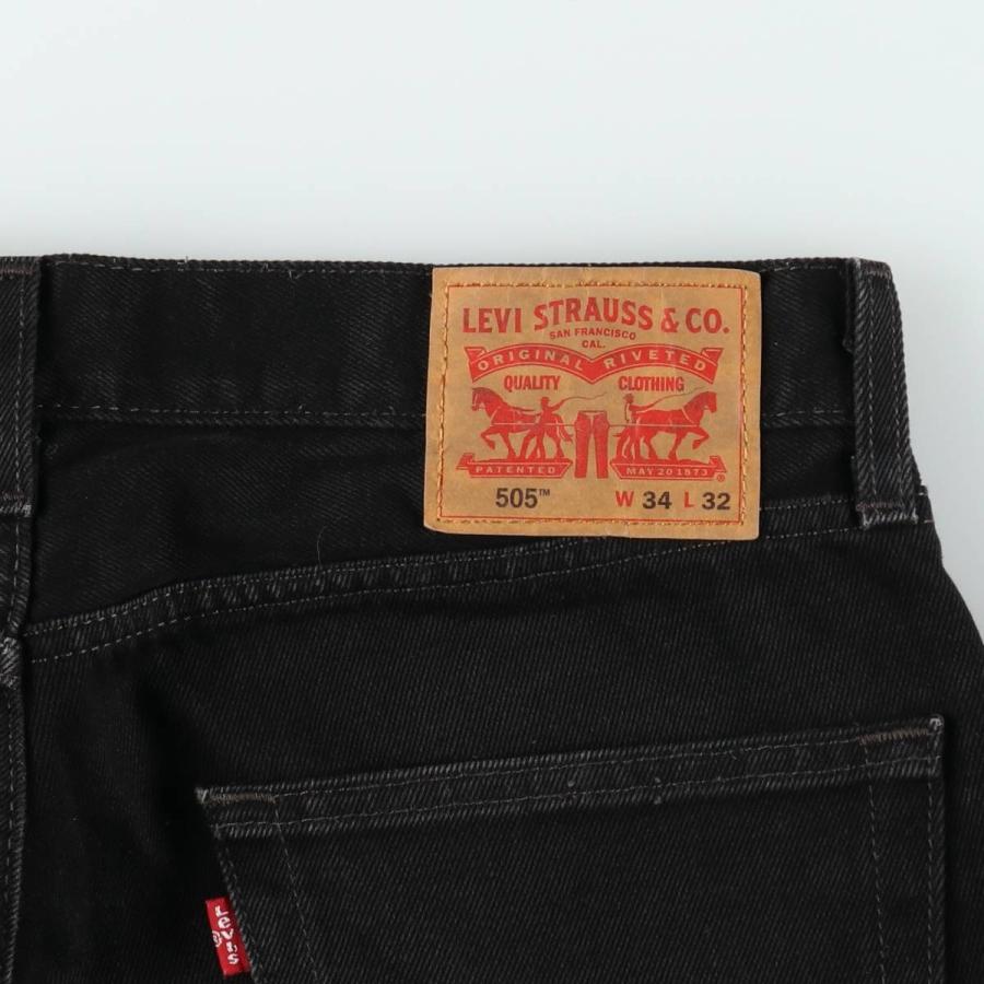 Levi's（リーバイス） 古着 Levi's 505 REGULAR FIT ブラックデニム