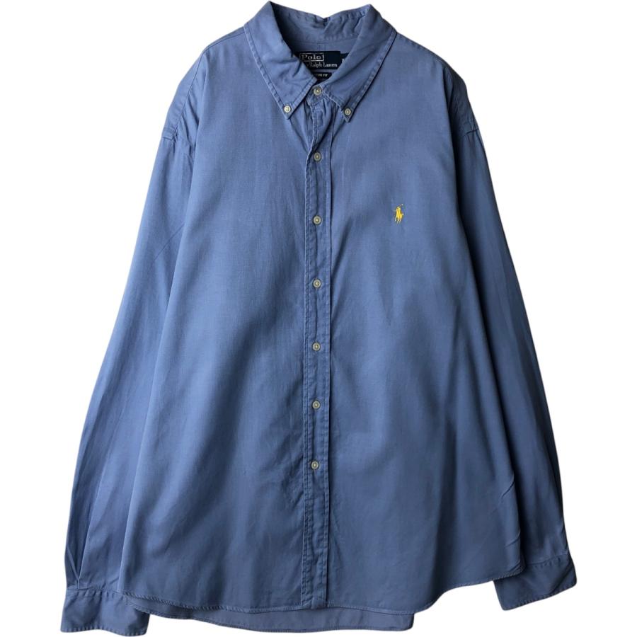 古着 ラルフローレン Ralph Lauren CUSTOM FIT 長袖 ボタンダウンシャツ メンズXXL相当/eaa634483 古着 ラルフローレン Ralph Lauren CUSTOM FIT 長袖 ボタンダウン