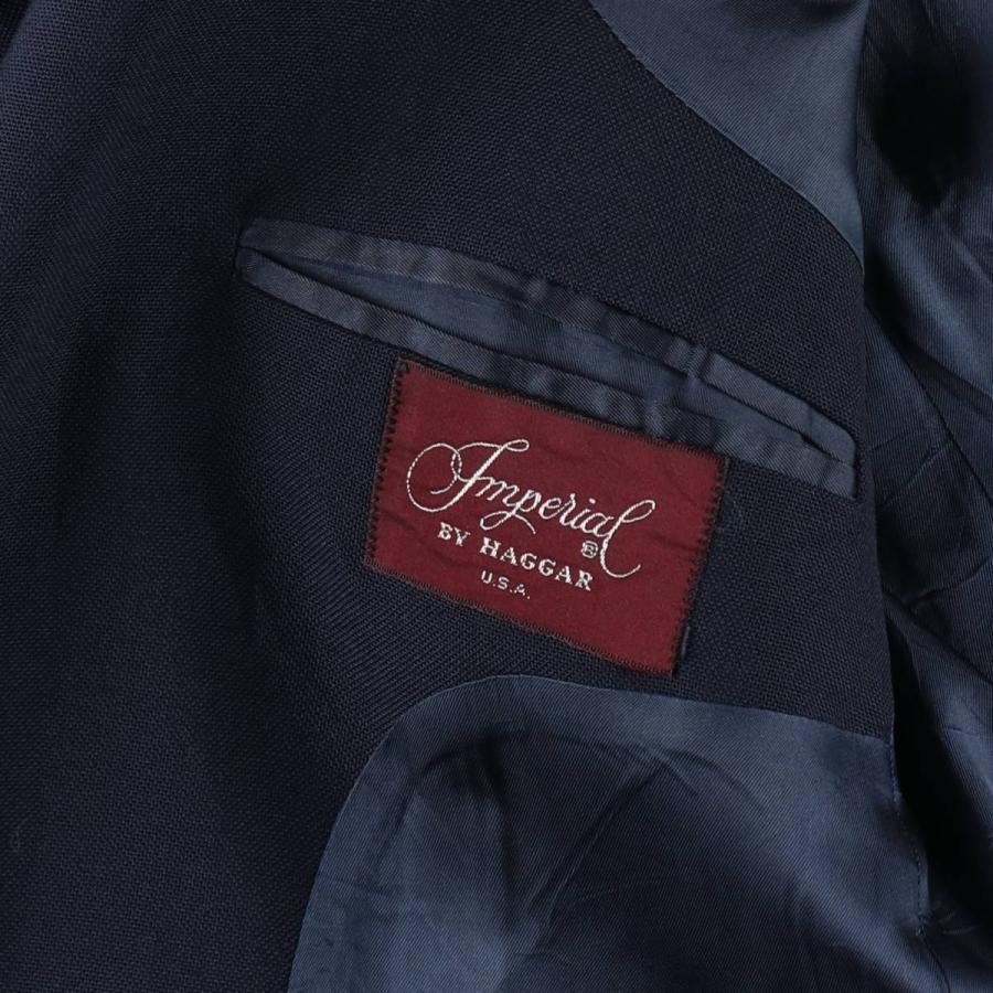古着 ハガー Haggar Imperial 紺ブレザー テーラードジャケット メンズ