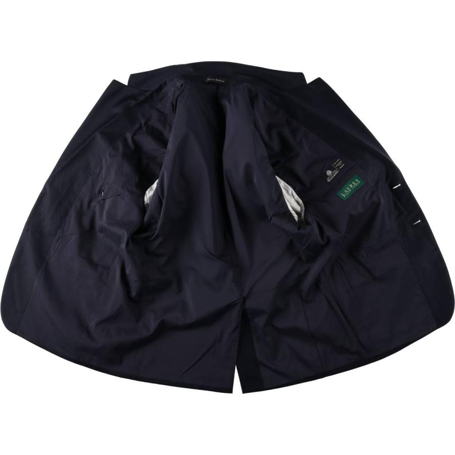 古着 ラルフローレン Ralph Lauren LAUREN ローレン 紺ブレザー