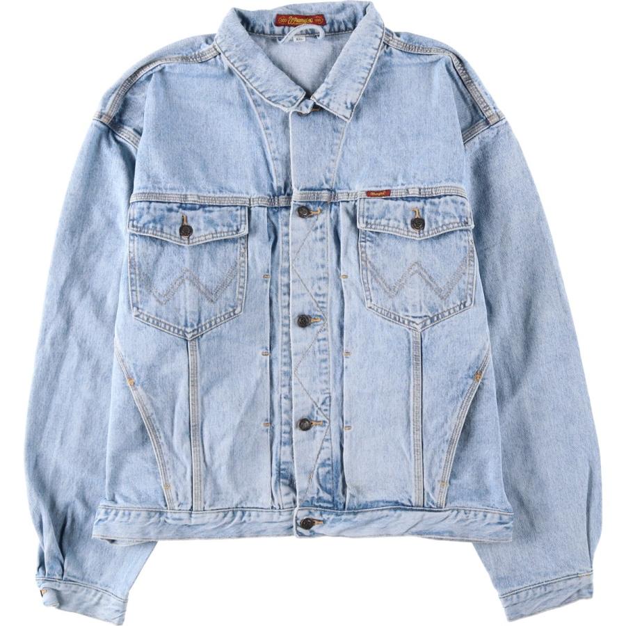 古着 00年代 ラングラー Wrangler デニムジャケット メンズXXL相当/eaa634776 Wrangler（ラングラー） 古着 00年代 デニムジャケット メンズXXL相当