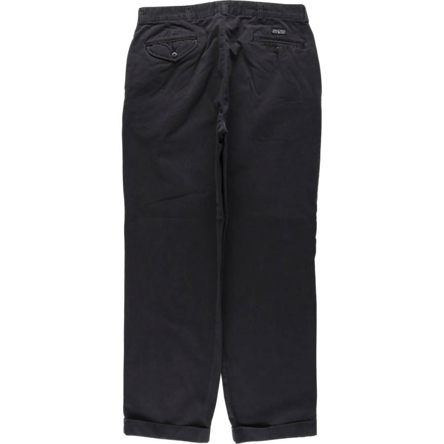 POLO ralph lauren ハモンド ポロチノ W35 フェードブラック 古着 ラルフローレン Ralph Lauren POLO by HAMMOND PANT ツータック