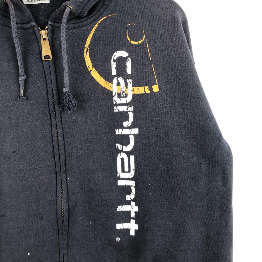 古着 カーハート Carhartt スウェットフルジップパーカー メンズXL相当/eaa635001 Carhartt（カーハート） 古着 スウェットフルジップパーカー メンズXL