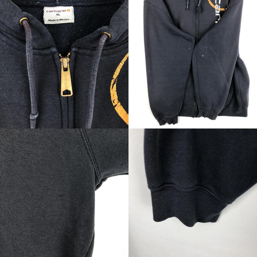 Carhartt（カーハート） 古着 スウェットフルジップパーカー メンズXL