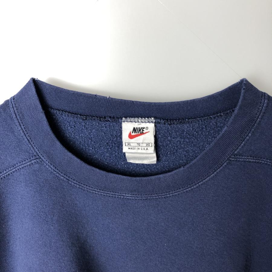 古着 90年代 ナイキ NIKE ロゴスウェットシャツ トレーナー USA製 メンズL相当 ヴィンテージ/eaa635077 NIKE（ナイキ） 古着 90年代 ロゴスウェットシャツ トレーナー USA製