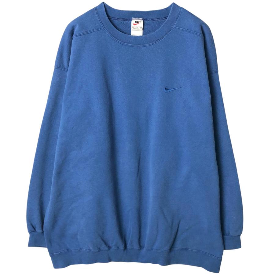 古着 90年代 ナイキ NIKE ワンポイントロゴスウェットシャツ トレーナー USA製 メンズXL相当 ヴィンテージ/eaa635076 NIKE（ナイキ） 古着 90年代 ワンポイントロゴスウェットシャツ