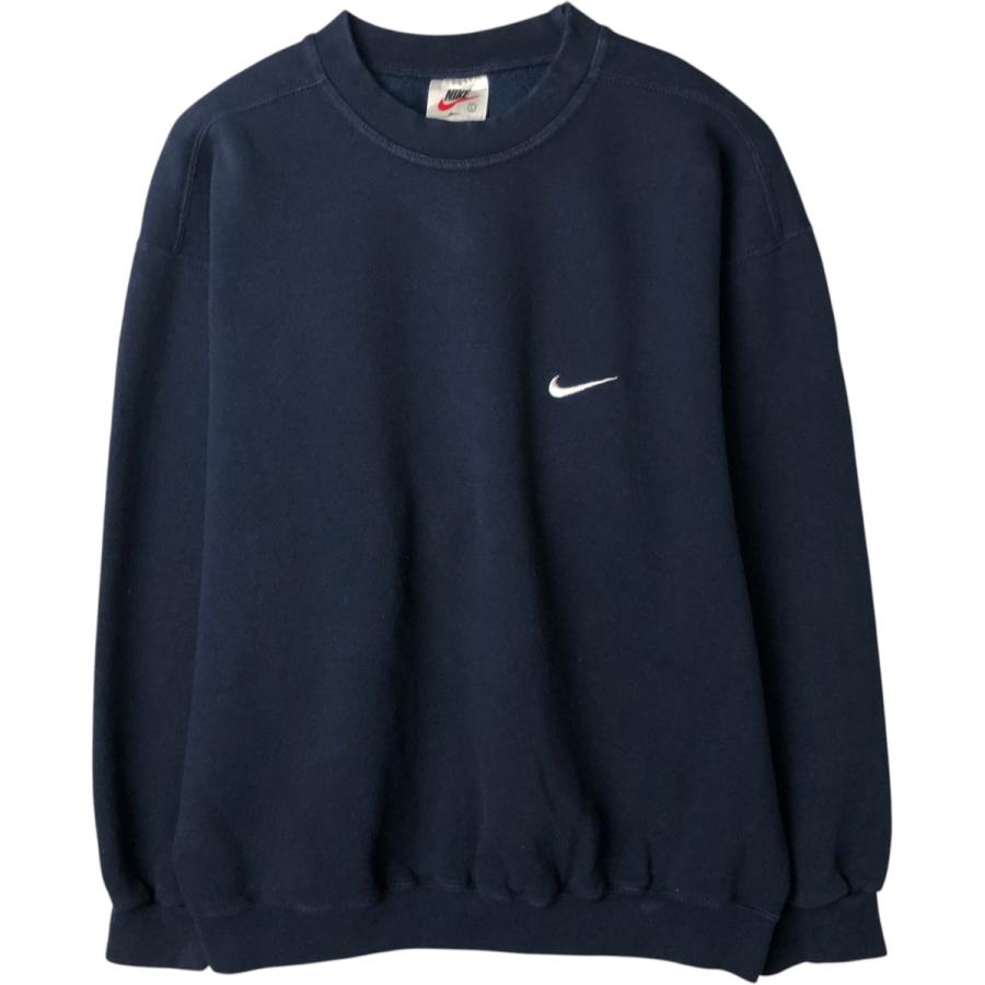 古着 90年代 ナイキ NIKE ワンポイントロゴスウェットシャツ トレーナー USA製 メンズL相当 ヴィンテージ/eaa635078 NIKE（ナイキ） 古着 90年代 ワンポイントロゴスウェットシャツ