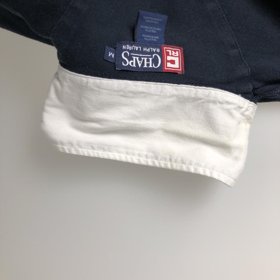 古着 ラルフローレン Ralph Lauren CHAPS チャップス 半袖 ボーダー