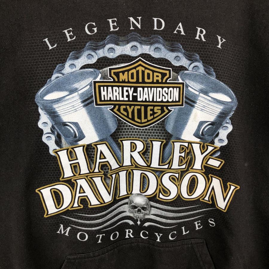 古着 ハーレーダビッドソン Harley-Davidson ドクロ柄 スカル柄