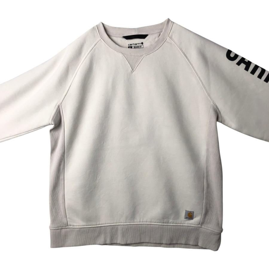 古着 カーハート Carhartt RELAXED FIT ロゴスウェットシャツ トレーナー レディースXL相当/eaa635532 Carhartt（カーハート） 古着 Carhartt RELAXED FIT ロゴスウェット
