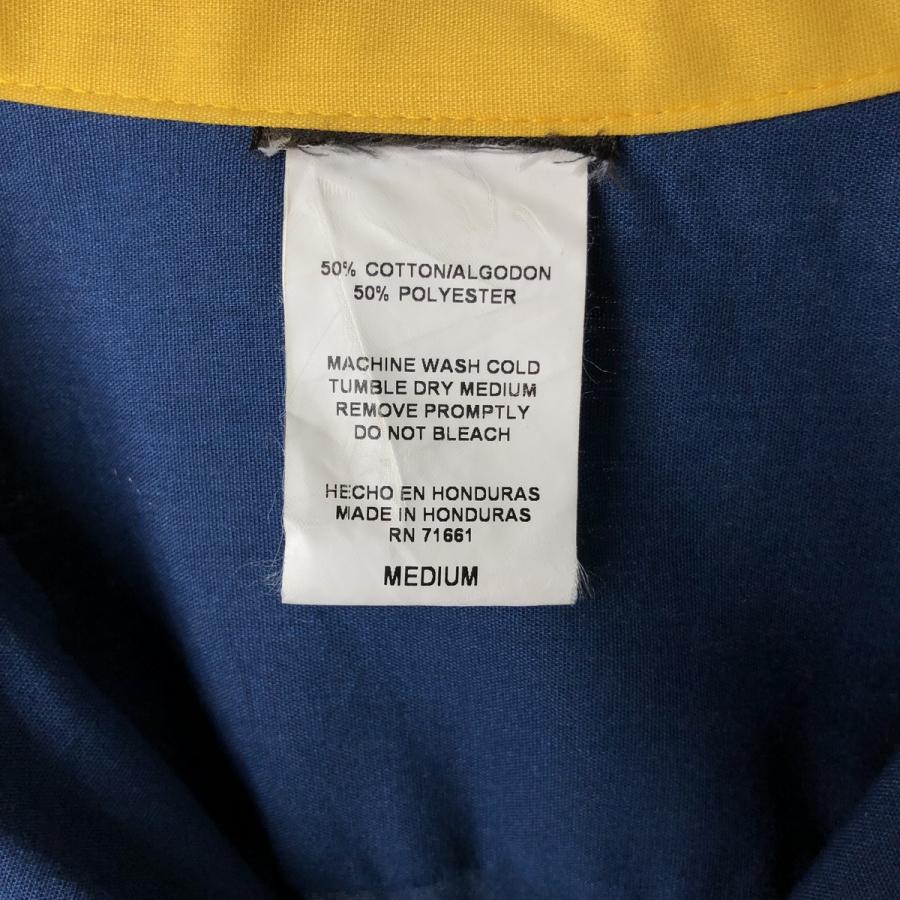 古着 オープンカラー 半袖 ボウリングシャツ ボックスシャツ メンズM