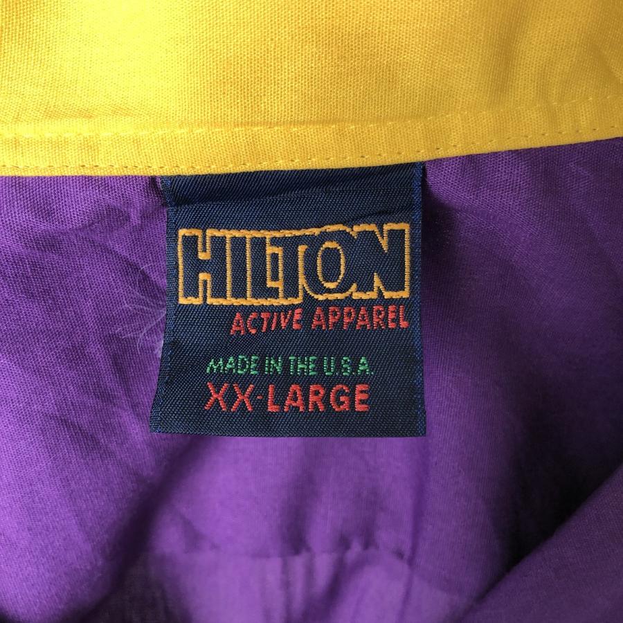 古着 ~90年代 ヒルトン HILTON オープンカラー 半袖 ボウリングシャツ