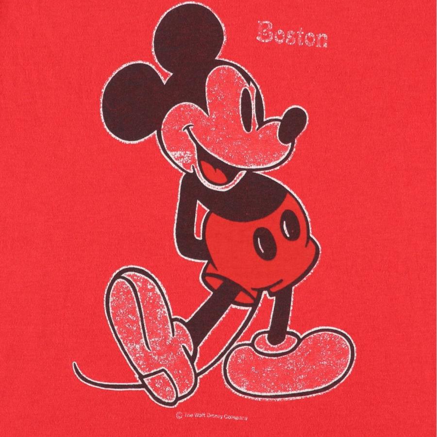 古着 MICKEY MOUSE ミッキーマウス キャラクタープリントTシャツ レディースS相当 ヴィンテージ/eaa635805 古着 MICKEY MOUSE ミッキーマウス キャラクタープリントTシャツ
