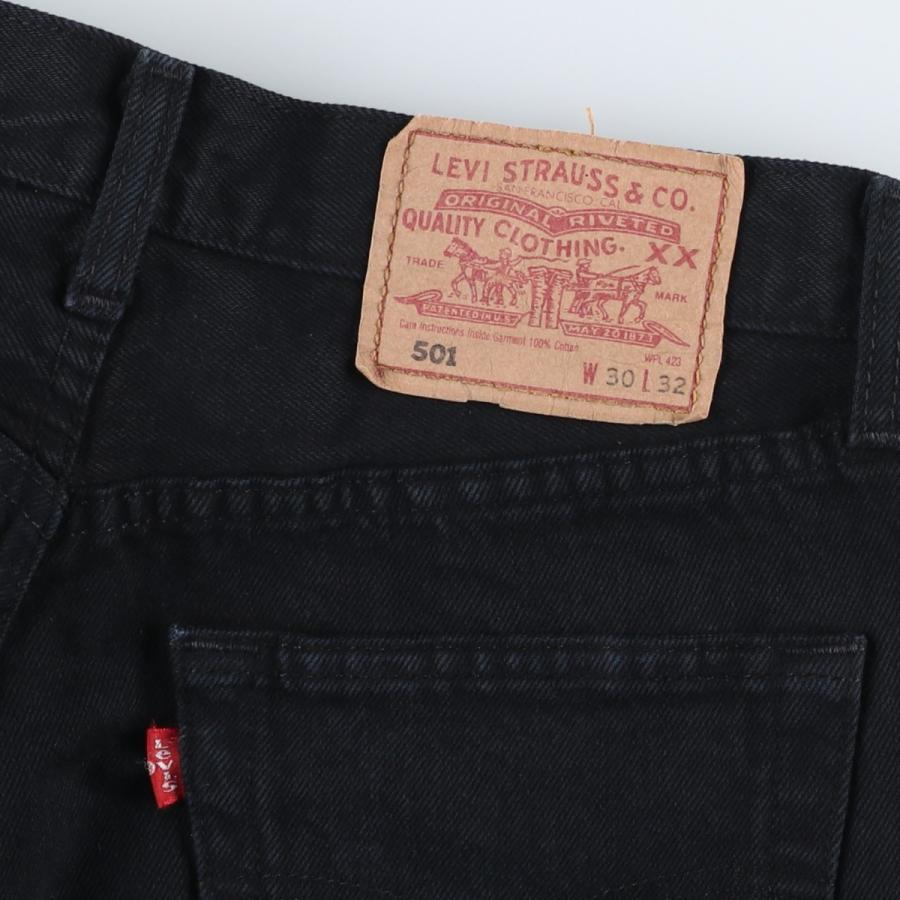 古着 90年代 リーバイス Levi's 00501-0121 ユーロモデル ブラックデニム ストレートデニムパンツ メンズw29相当 ヴィンテージ/eaa636095 Levi's（リーバイス） 古着 90年代 Levi's 00501-0121 ユーロモデル