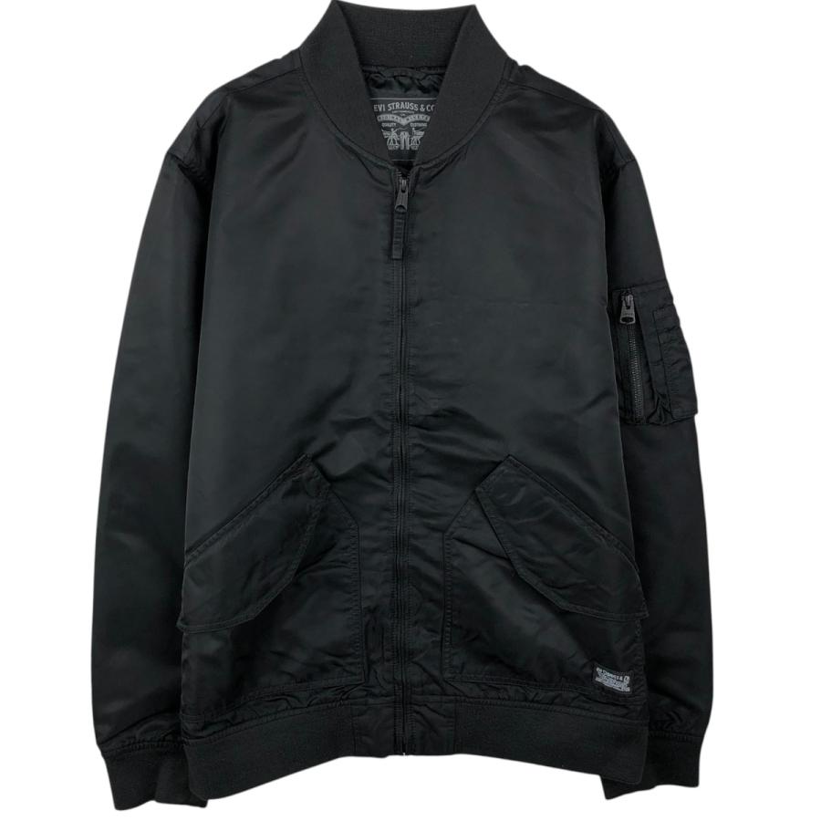 Levi's MA-1 フライトジャケット 黒 美品 Levi's リーバイス レザー
