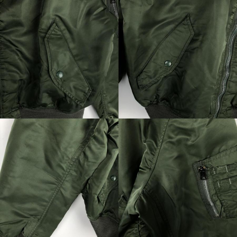 古着 90年代 民間品 アルファ ALPHA MA-1タイプ 中綿入り ミリタリー