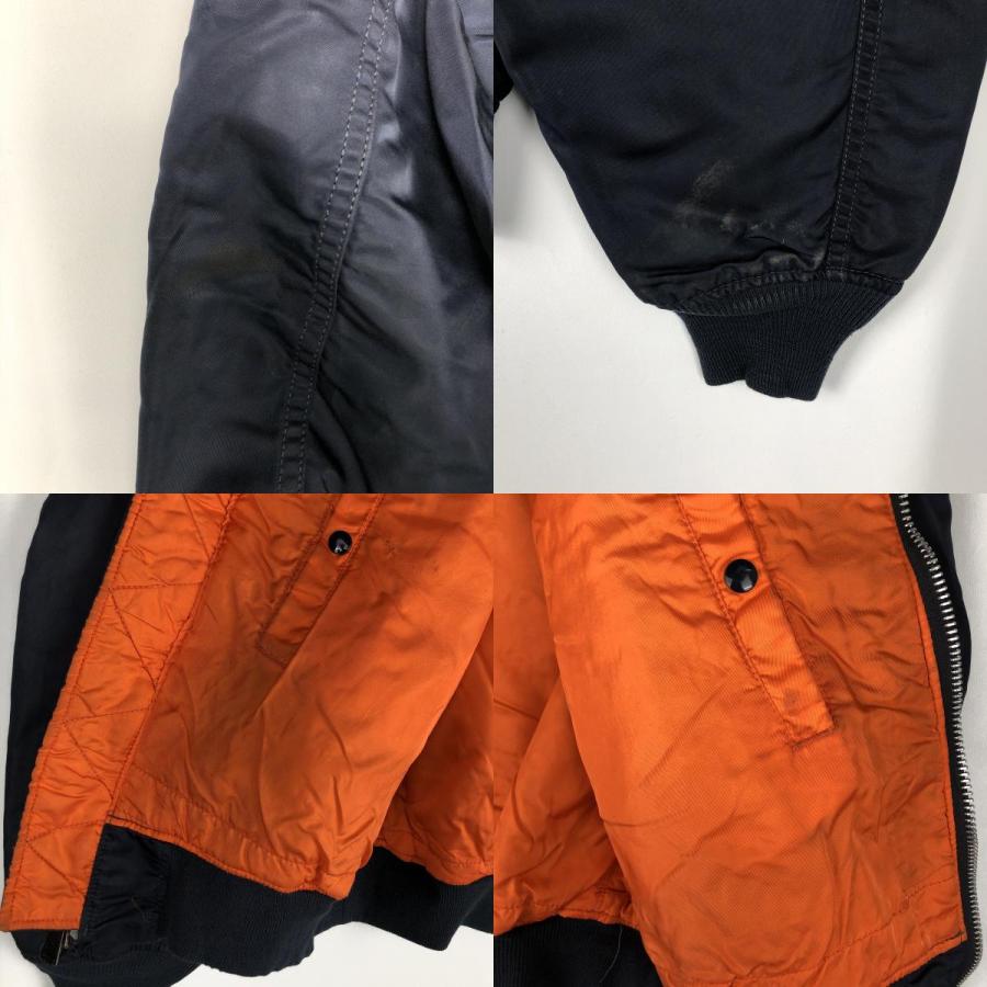 古着 90年代 民間品 アルファ ALPHA MA-1タイプ 中綿入り ミリタリー