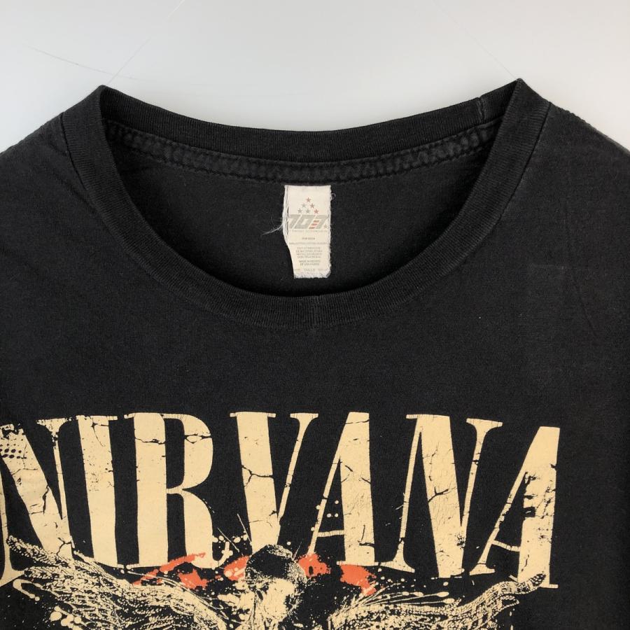古着 707 NIRVANA ニルヴァーナ バンドTシャツ バンT メンズL相当