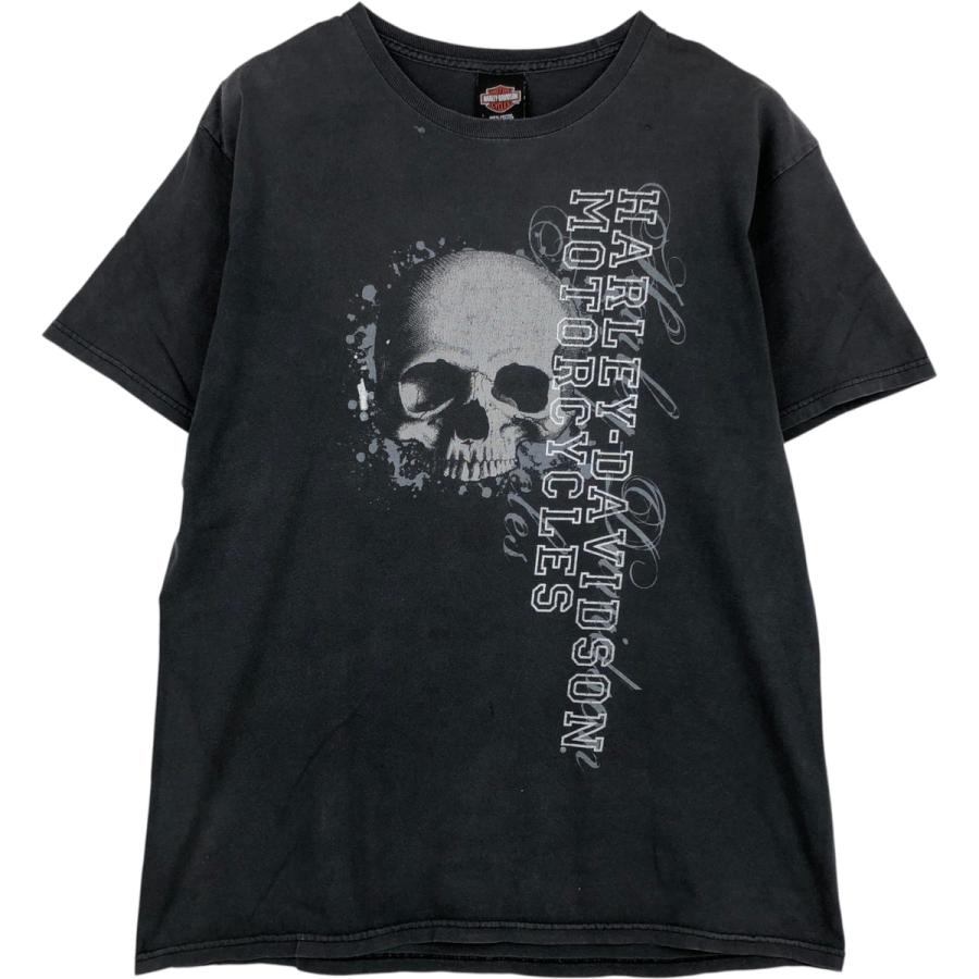 古着 ハーレーダビッドソン Harley-Davidson ドクロ柄 スカル柄