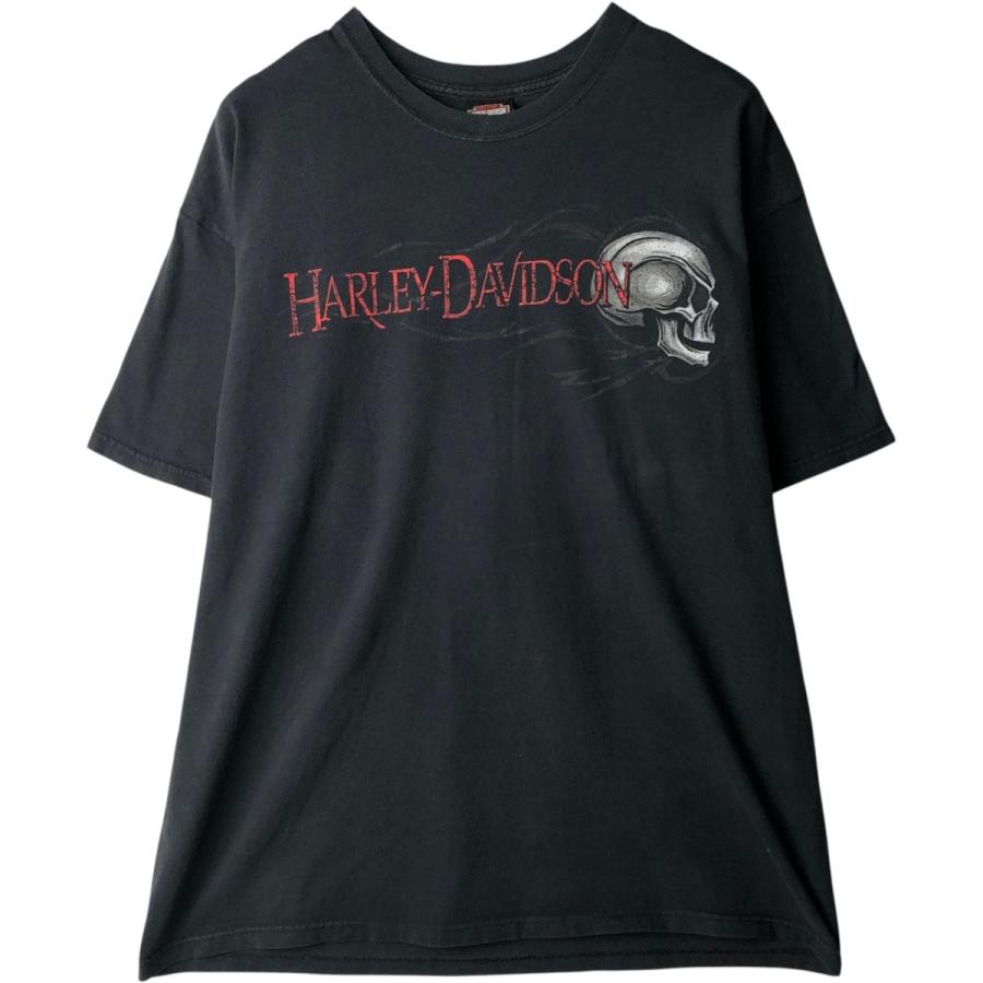 古着 00年代 ハーレーダビッドソン Harley-Davidson ドクロ柄 スカル柄