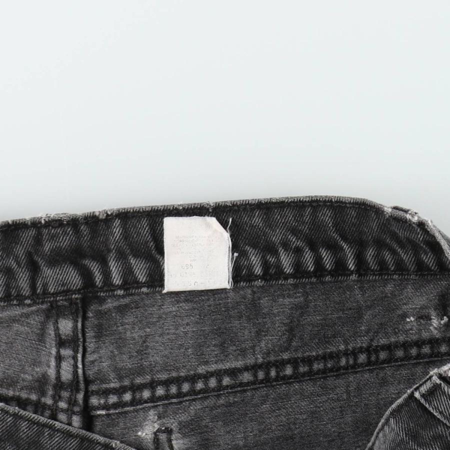 Levi's（リーバイス） 古着 Levi's 550 RELAXED FIT ブラックデニム