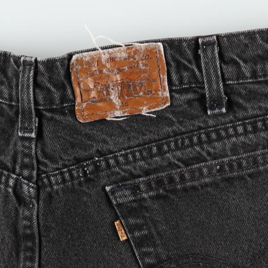 古着 90年代 リーバイス Levi's LOOSE 30545-0260 ブラックデニムショーツ ショートパンツ USA製 メンズw37相当 ヴィンテージ/eaa637131 Levi's（リーバイス） 古着 90年代 Levi's LOOSE 30545-0260 ブラック